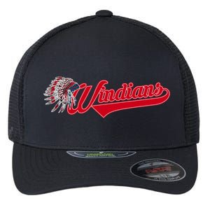 Windians Cleveland 22 Win Streak Baseball Flexfit Unipanel Trucker Cap