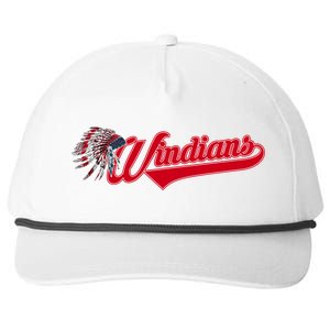 Windians Cleveland 22 Win Streak Baseball Snapback Five-Panel Rope Hat