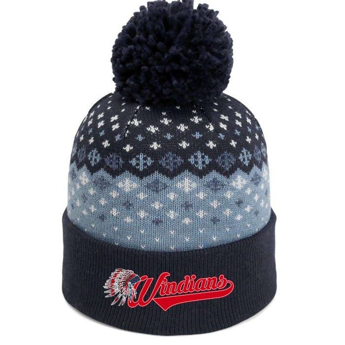 Windians Cleveland 22 Win Streak Baseball The Baniff Cuffed Pom Beanie