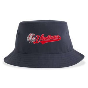 Windians Cleveland 22 Win Streak Baseball Sustainable Bucket Hat