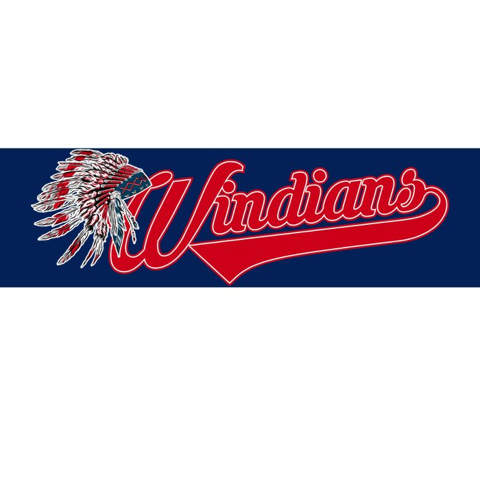 Windians Cleveland 22 Win Streak Baseball Bumper Sticker