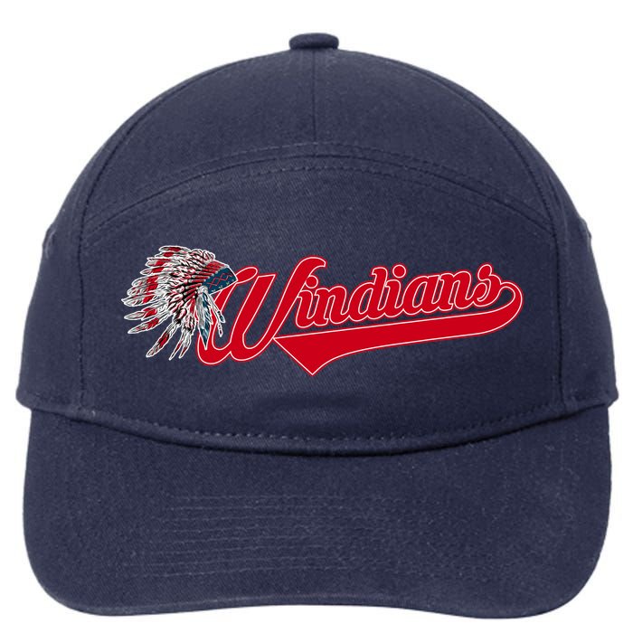 Windians Cleveland 22 Win Streak Baseball 7-Panel Snapback Hat