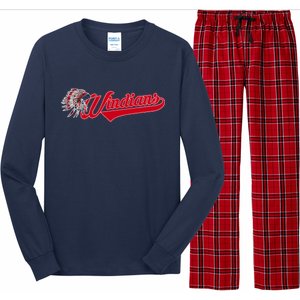 Windians Cleveland 22 Win Streak Baseball Long Sleeve Pajama Set