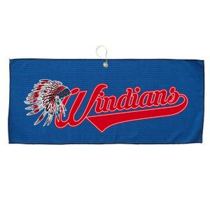 Windians Cleveland 22 Win Streak Baseball Large Microfiber Waffle Golf Towel