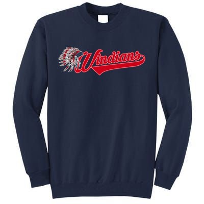 Windians Cleveland 22 Win Streak Baseball Tall Sweatshirt