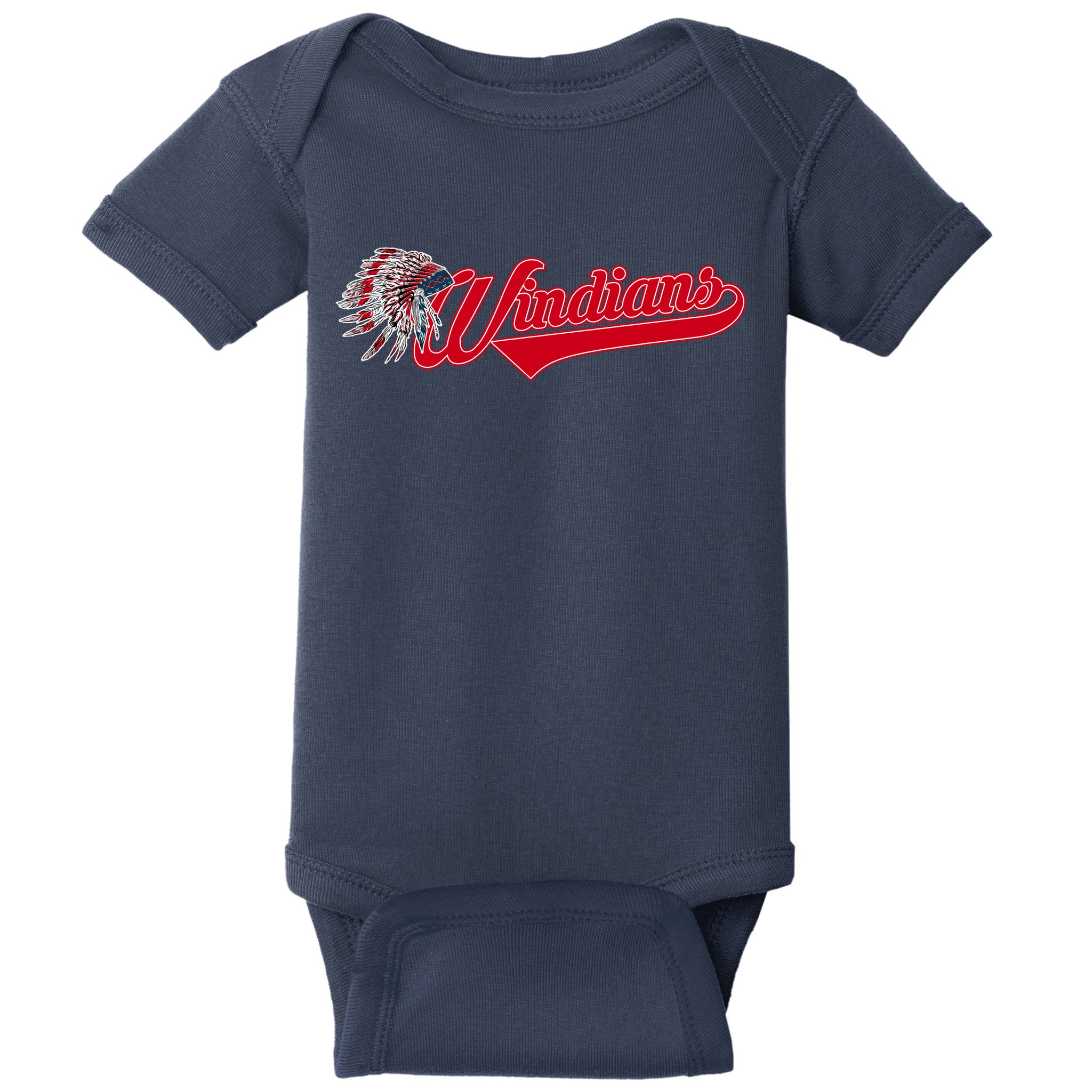 Windians Cleveland 22 Win Streak Baseball Baby Bodysuit