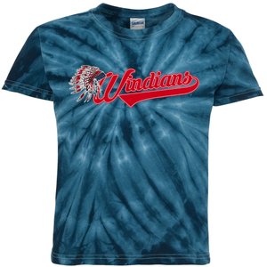 Windians Cleveland 22 Win Streak Baseball Kids Tie-Dye T-Shirt