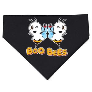 Wine Boo Bees Funny Ghost USA-Made Doggie Bandana