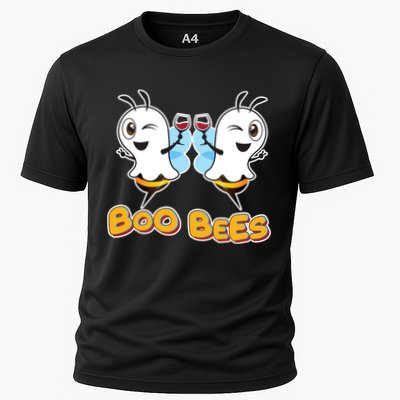 Wine Boo Bees Funny Ghost Performance Shirt