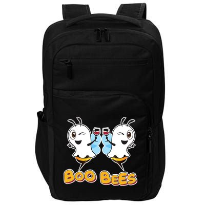Wine Boo Bees Funny Ghost Impact Tech Backpack