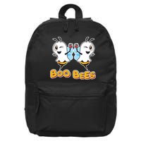Wine Boo Bees Funny Ghost 16 in Basic Backpack