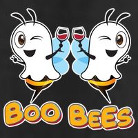 Wine Boo Bees Funny Ghost Tumbler