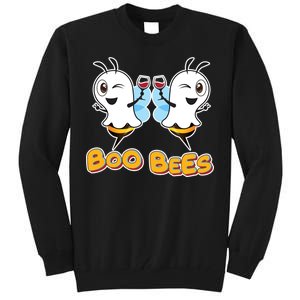 Wine Boo Bees Funny Ghost Tall Sweatshirt