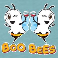 Wine Boo Bees Funny Ghost Sueded Cloud Jersey T-Shirt