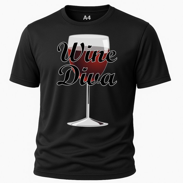 Wine Diva Cooling Performance Crew T-Shirt