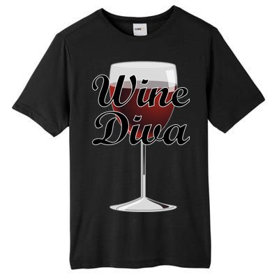 Wine Diva Tall Fusion ChromaSoft Performance T-Shirt