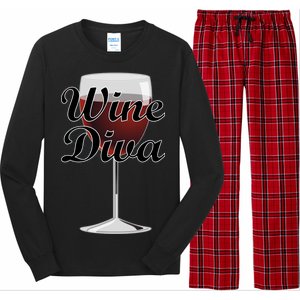 Wine Diva Long Sleeve Pajama Set