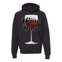 Wine Diva Premium Hoodie