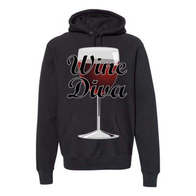 Wine Diva Premium Hoodie