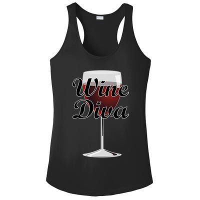 Wine Diva Ladies PosiCharge Competitor Racerback Tank