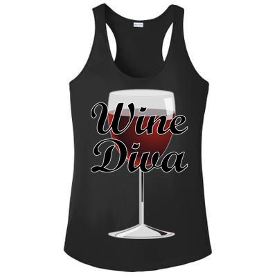 Wine Diva Ladies PosiCharge Competitor Racerback Tank