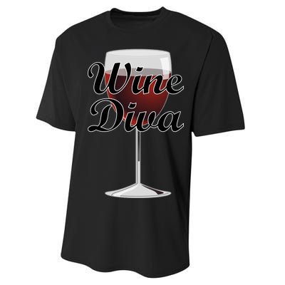 Wine Diva Performance Sprint T-Shirt