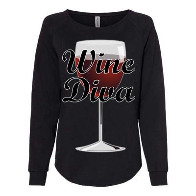 Wine Diva Womens California Wash Sweatshirt