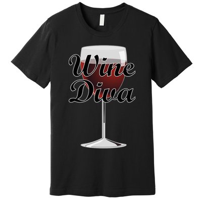 Wine Diva Premium T-Shirt
