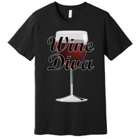 Wine Diva Premium T-Shirt