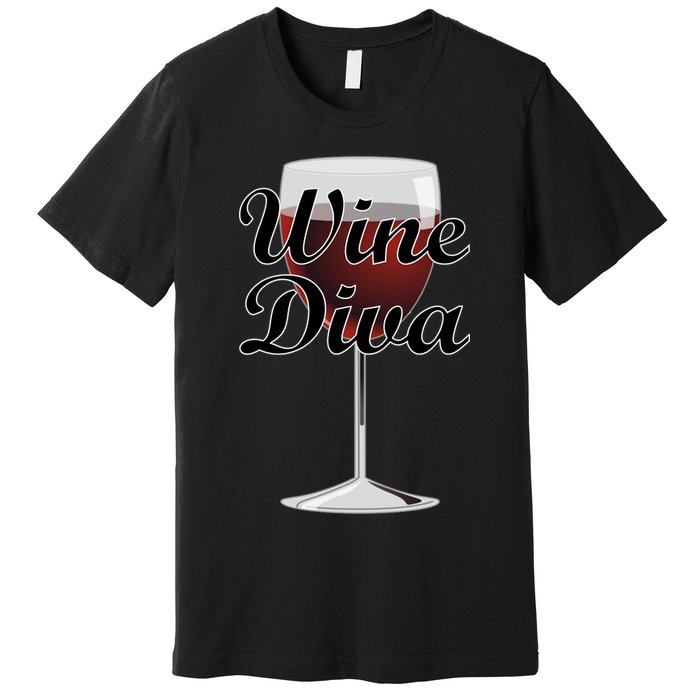 Wine Diva Premium T-Shirt