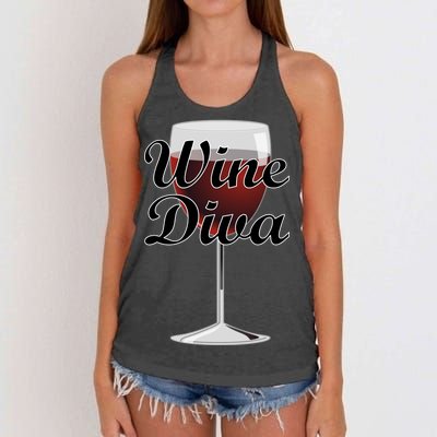 Wine Diva Women's Knotted Racerback Tank