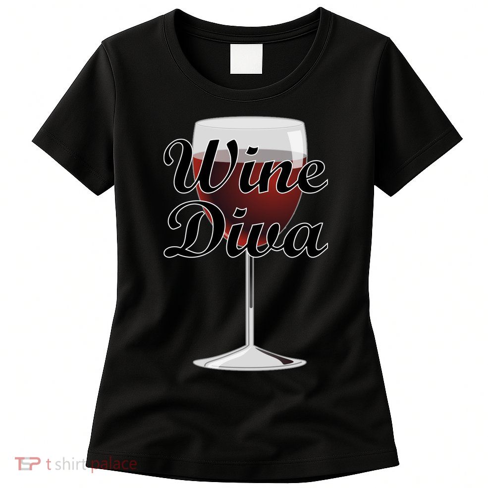 Wine Diva Womens T-Shirt