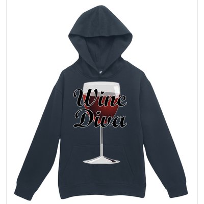 Wine Diva Urban Pullover Hoodie