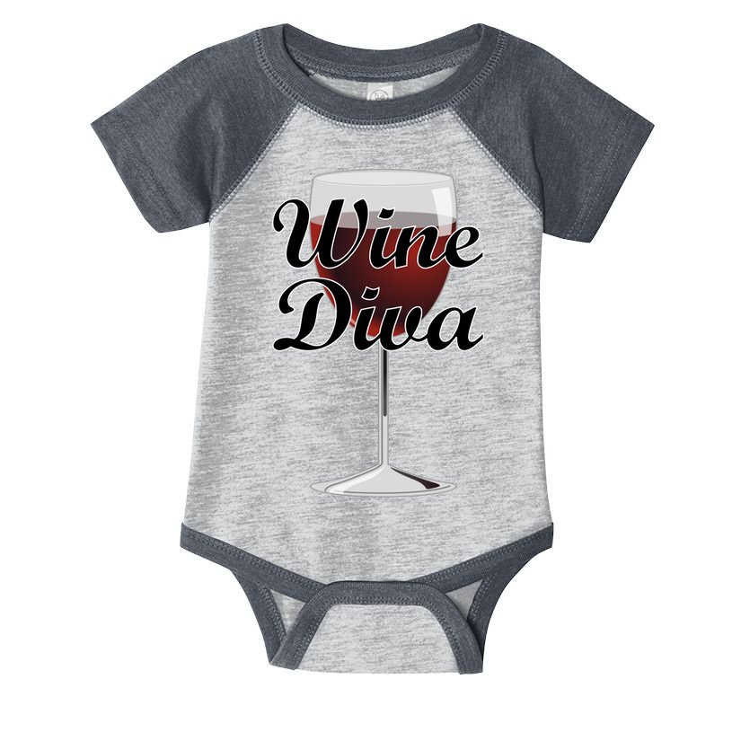 Wine Diva Infant Baby Jersey Bodysuit