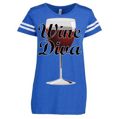 Wine Diva Enza Ladies Jersey Football T-Shirt