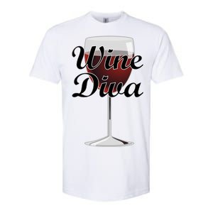 Wine Diva Softstyle CVC T-Shirt