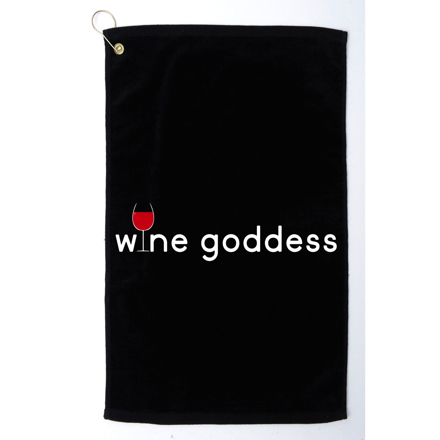 Wine Goddess Golf Towel