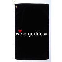 Wine Goddess Golf Towel