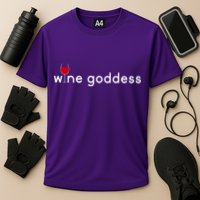 Wine Goddess Cooling Performance Crew T-Shirt