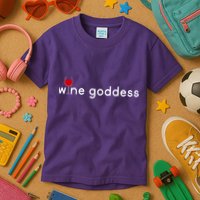 Wine Goddess Kids T-Shirt