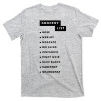 Wine Grocery List T-Shirt