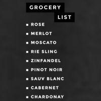 Wine Grocery List 15oz Campfire Ceramic Mug