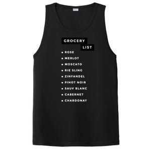 Wine Grocery List PosiCharge Competitor Tank