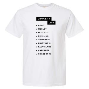 Wine Grocery List Garment-Dyed Heavyweight T-Shirt