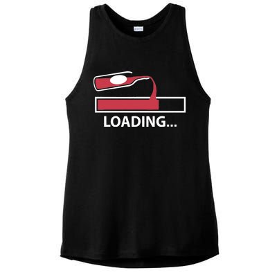 Wine Loading Ladies PosiCharge Tri-Blend Wicking Tank