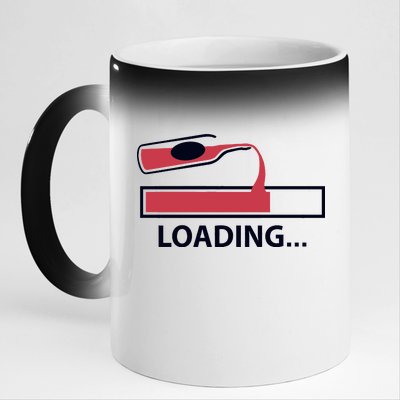 Wine Loading 11oz Black Color Changing Mug