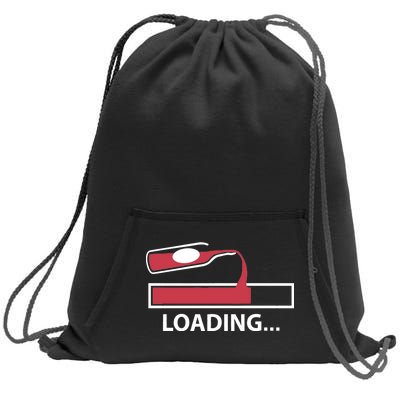 Wine Loading Sweatshirt Cinch Pack Bag