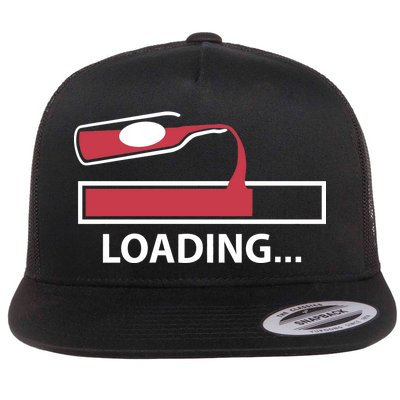 Wine Loading Flat Bill Trucker Hat