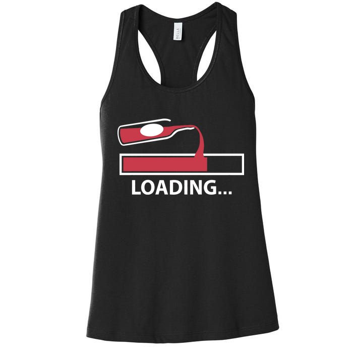 Wine Loading Women's Racerback Tank