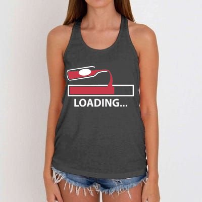 Wine Loading Women's Knotted Racerback Tank